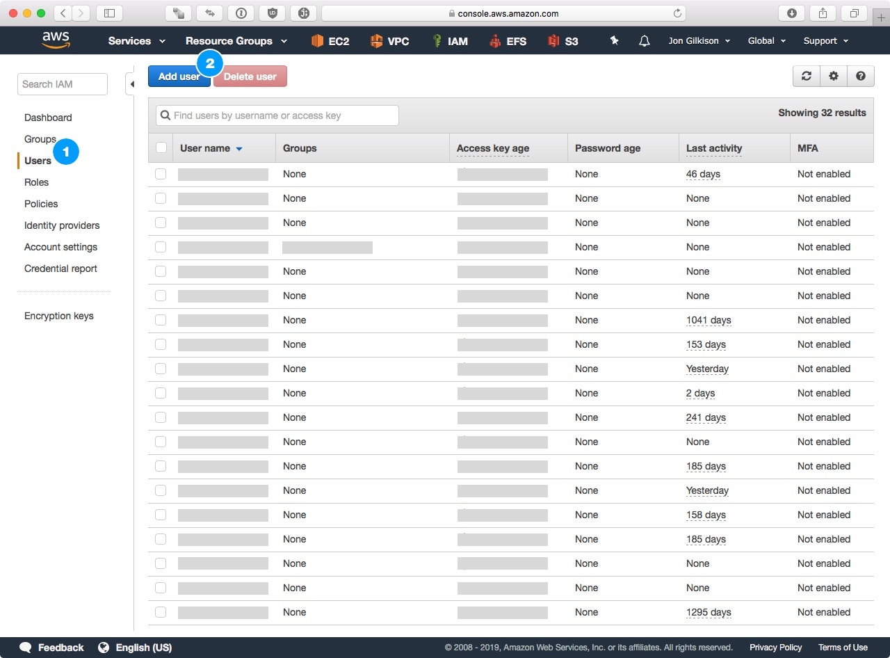 Step 3 – Create IAM User