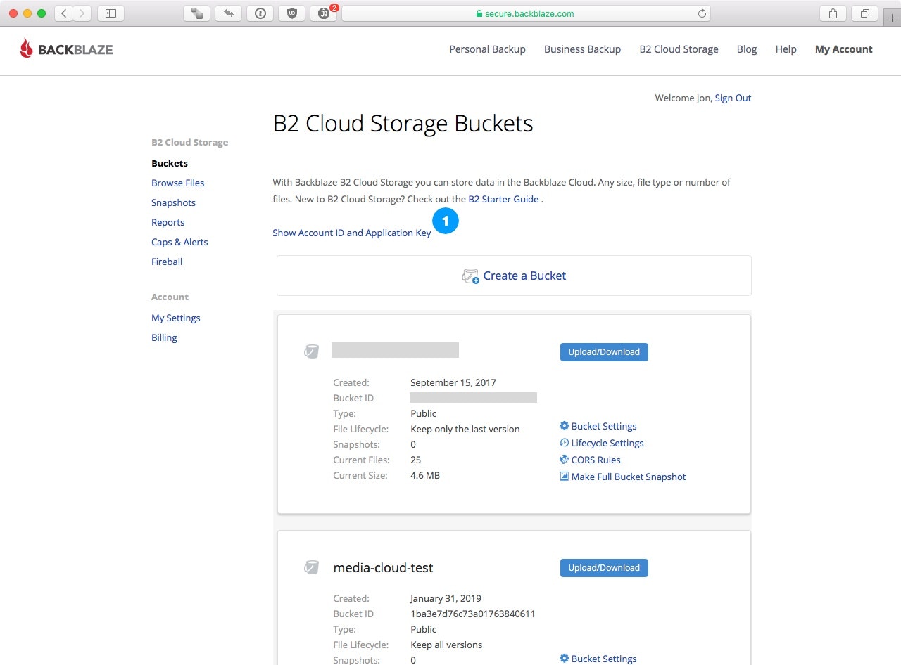 Setting Up Backblaze Cloud Storage Getting Started Media Cloud Setting Up Backblaze Cloud Storage Getting Started Media Cloud